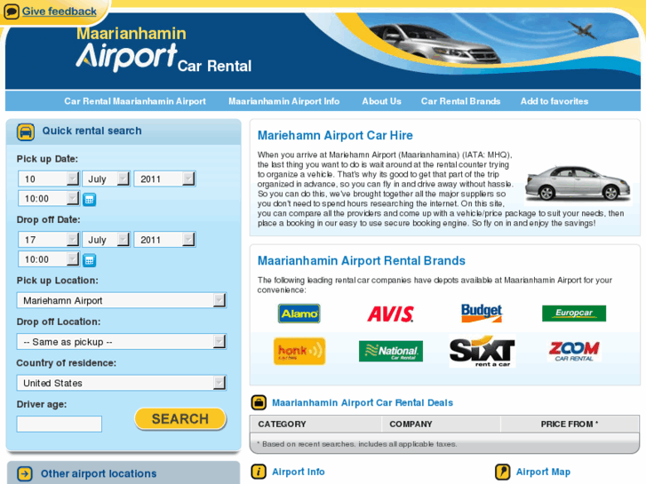 www.maarianhaminaairportcarhire.com