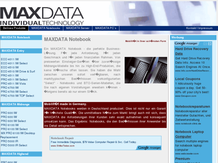 www.maxdata-notebook.de