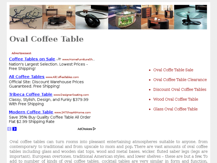 www.oval-coffee-table.net