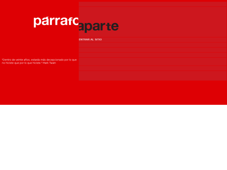 www.parrafoaparte.com