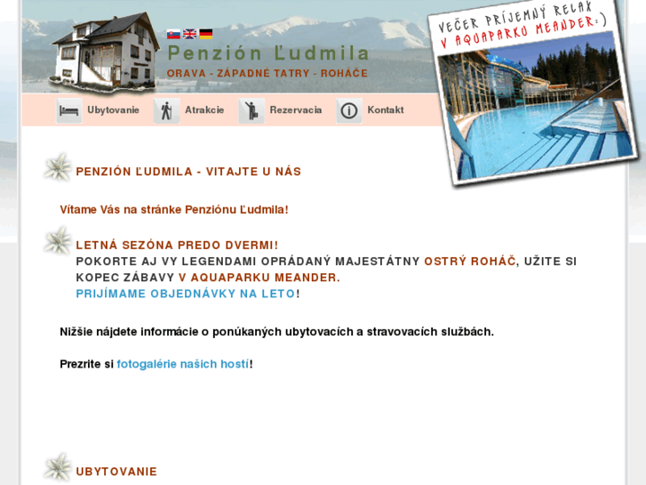 www.penzionludmila.sk