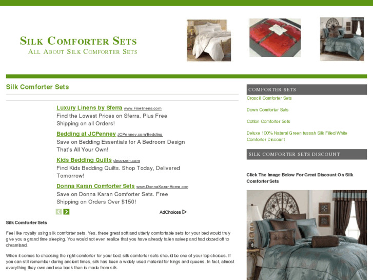 www.silkcomfortersets.org