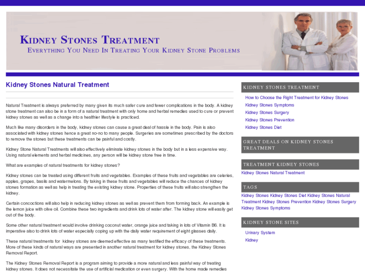 www.treatmentkidneystones.net