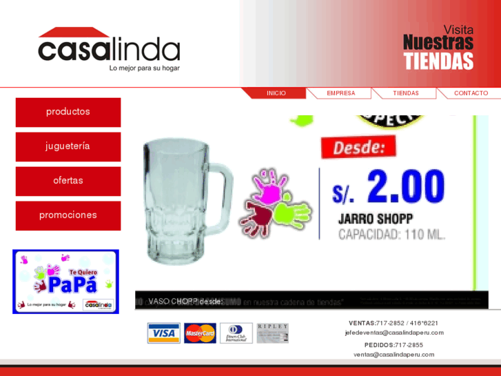 www.casalindaperu.com