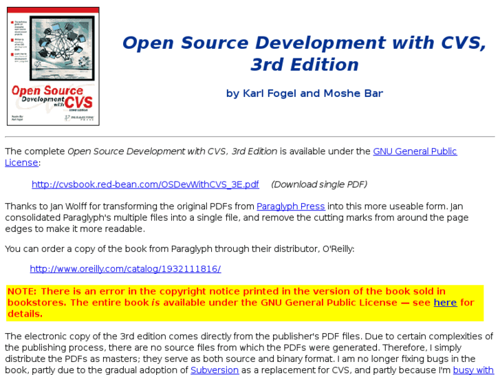 www.cvsbook.net