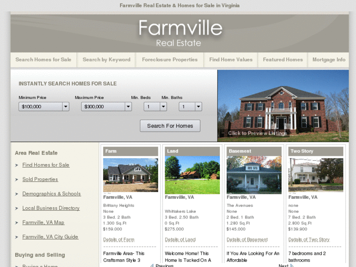 www.farmville-realestate.com