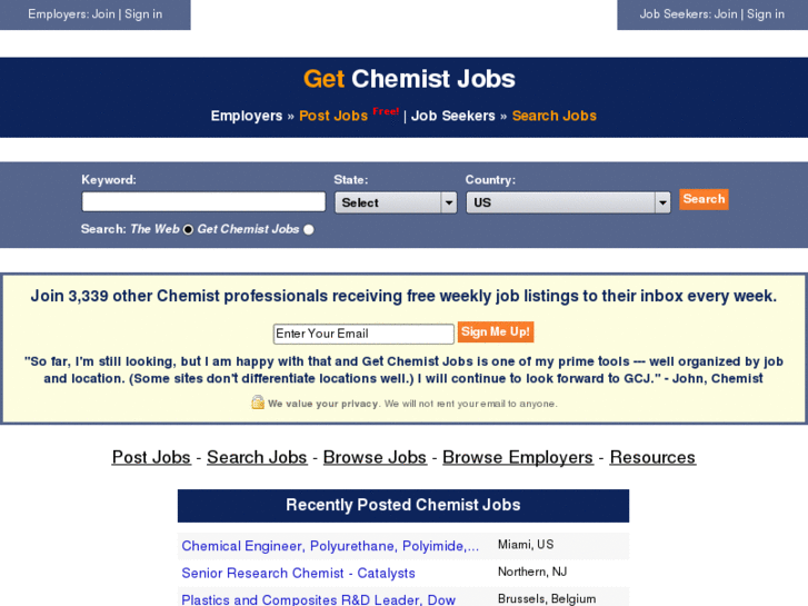 www.getchemistjobs.com