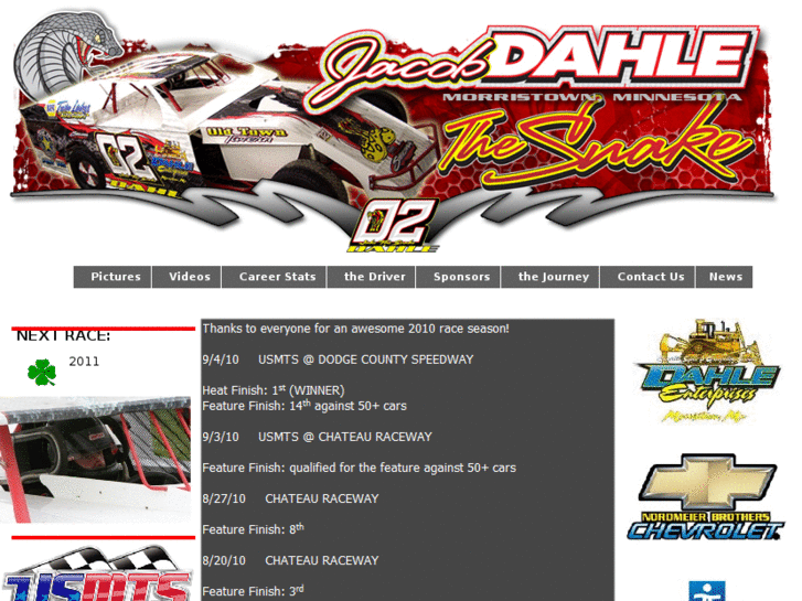 www.jacobdahleracing.com