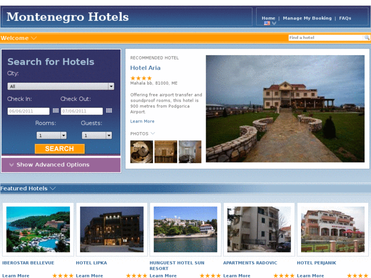 www.montenegrohotels.com