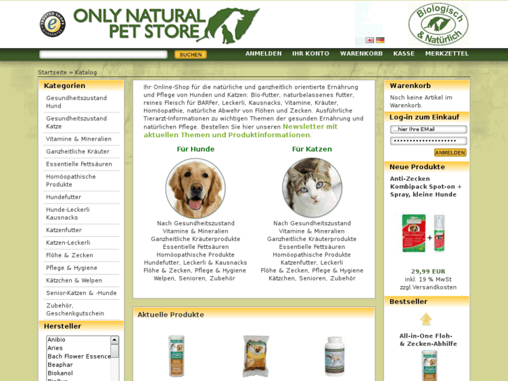 www.onlynaturalpet.eu