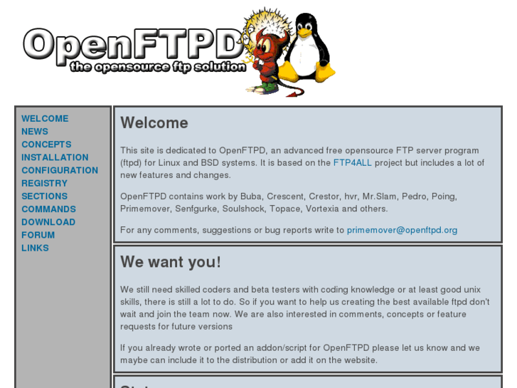 www.openftpd.org