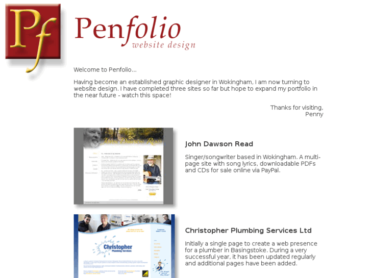 www.penfoliowebdesign.co.uk