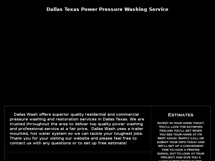 www.pressurewashingdallas.com