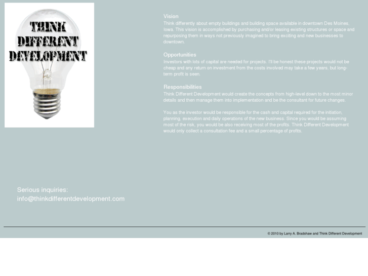 www.thinkdifferentdevelopment.com