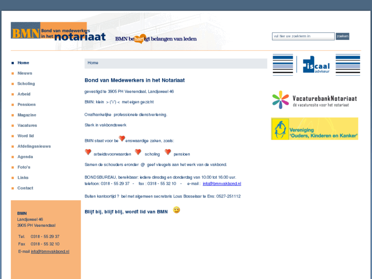 www.bmnvakbond.nl