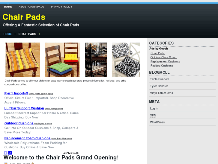 www.chair-pads.org