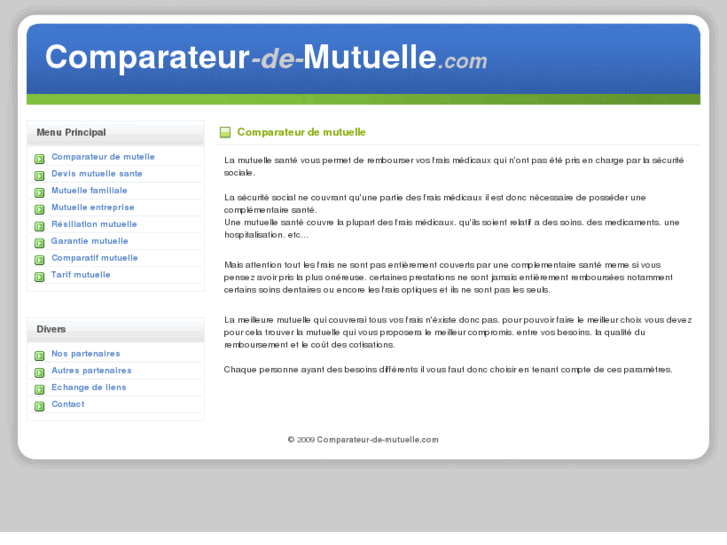 www.comparateur-de-mutuelle.com