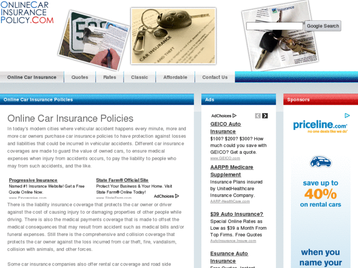 www.onlinecarinsurancepolicy.com