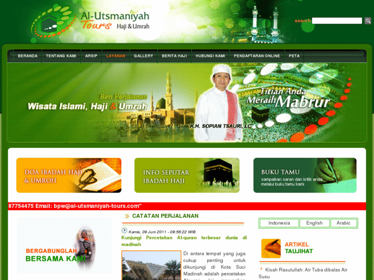 www.al-utsmaniyah-tours.com