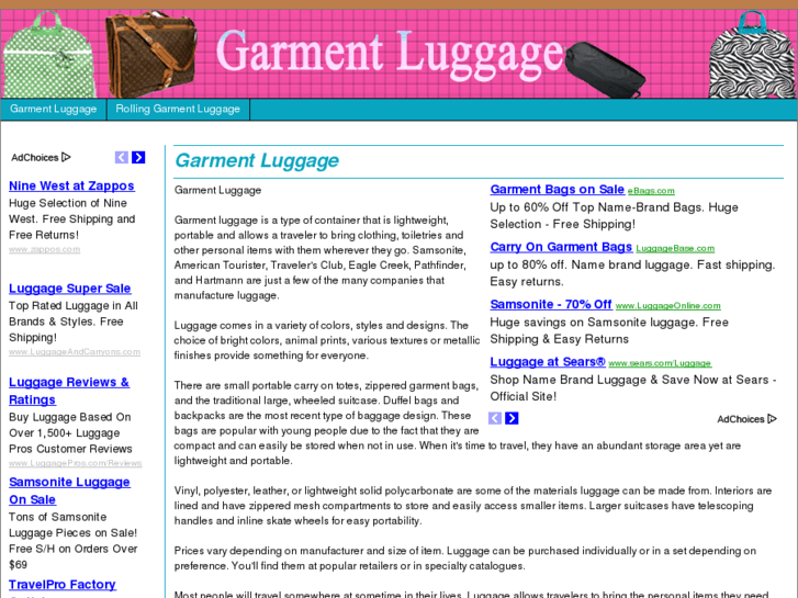 www.garmentluggage.net