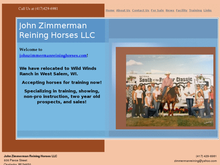 www.johnzimmermanreininghorses.com