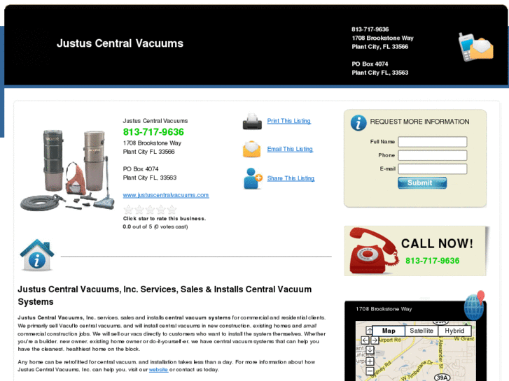 www.justuscentralvacuumsinc.com