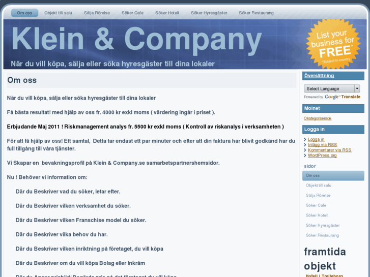 www.kleinocompany.se