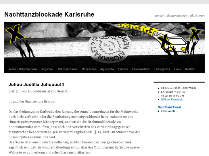 www.nachttanzblockade.de