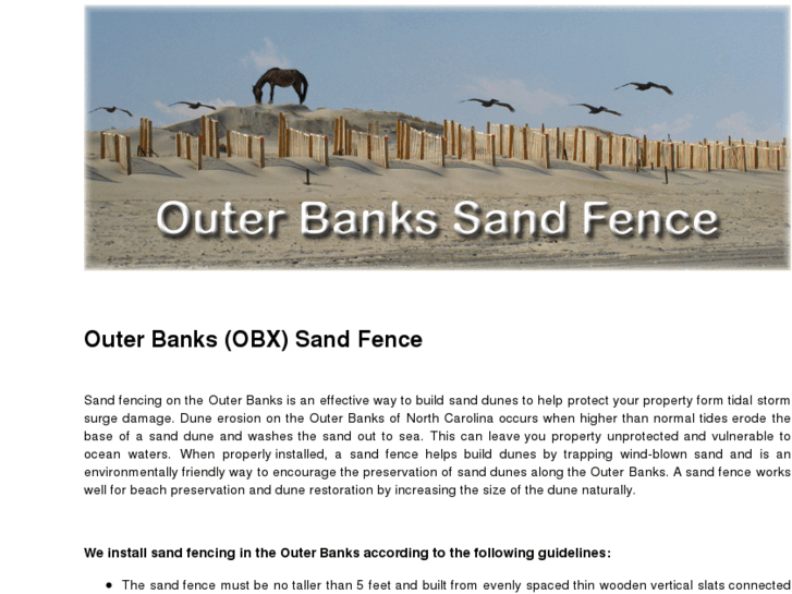 www.outerbankssandfence.com