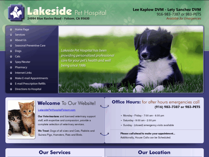 www.lakesidepethospitalfolsom.com