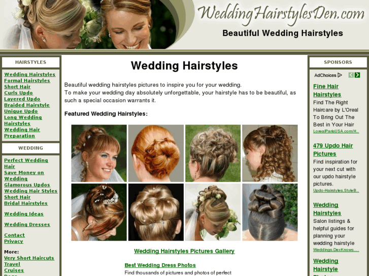 www.weddinghairstylesden.com