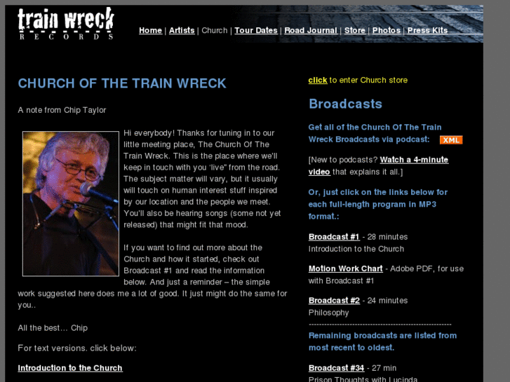 www.churchofthetrainwreck.com