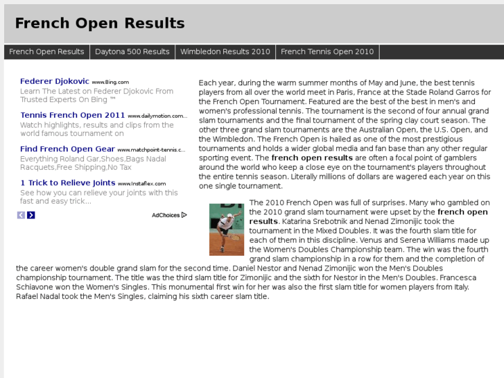 www.frenchopenresults.com