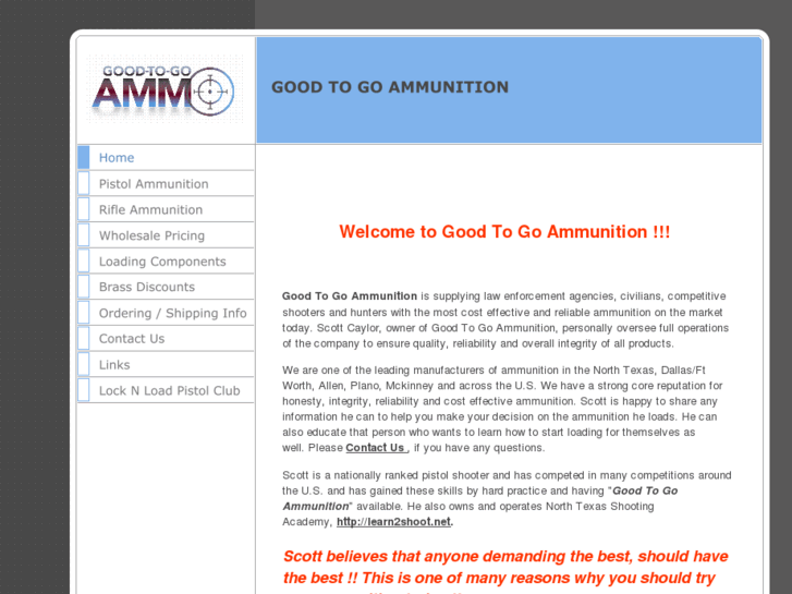 www.goodtogoammo.com