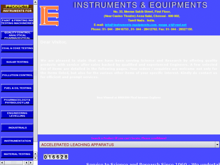 www.instruments-equipments.com