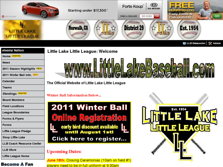 www.littlelakebaseball.com