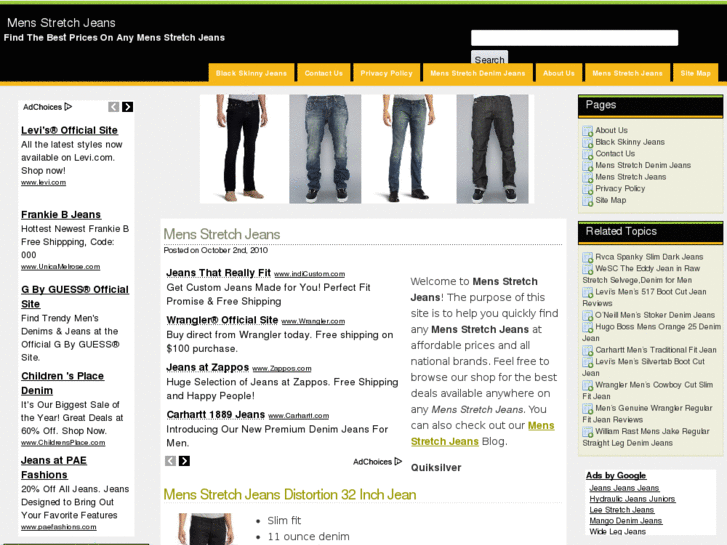 www.mensstretchjeans.net