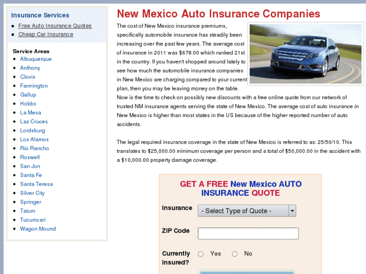 www.newmexicoautoinsurancecompanies.com