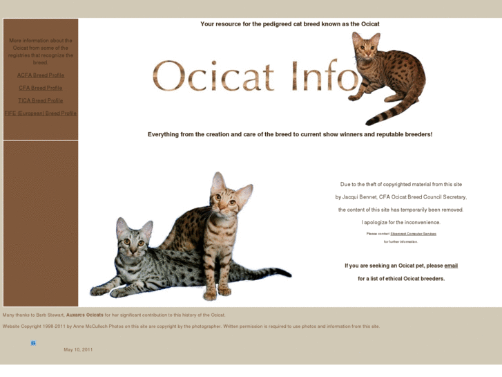 www.ocicatinfo.com