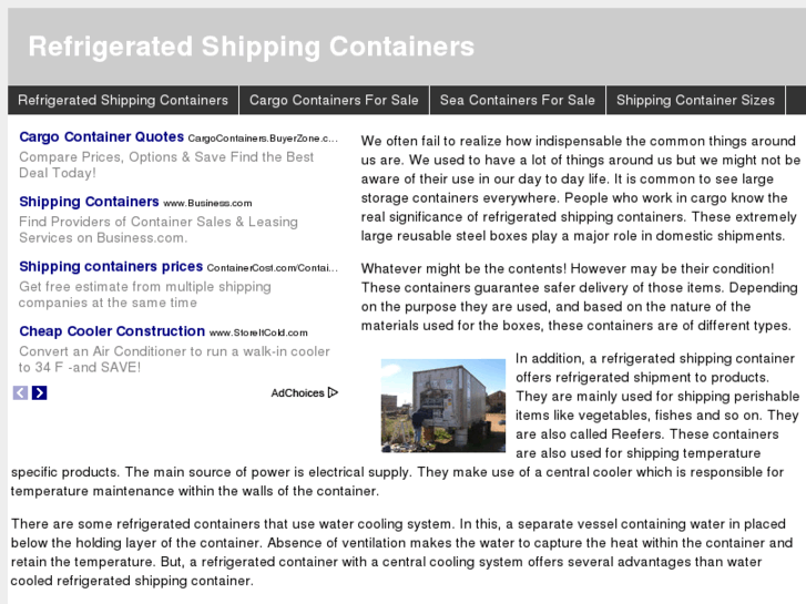 www.refrigeratedshippingcontainers.com