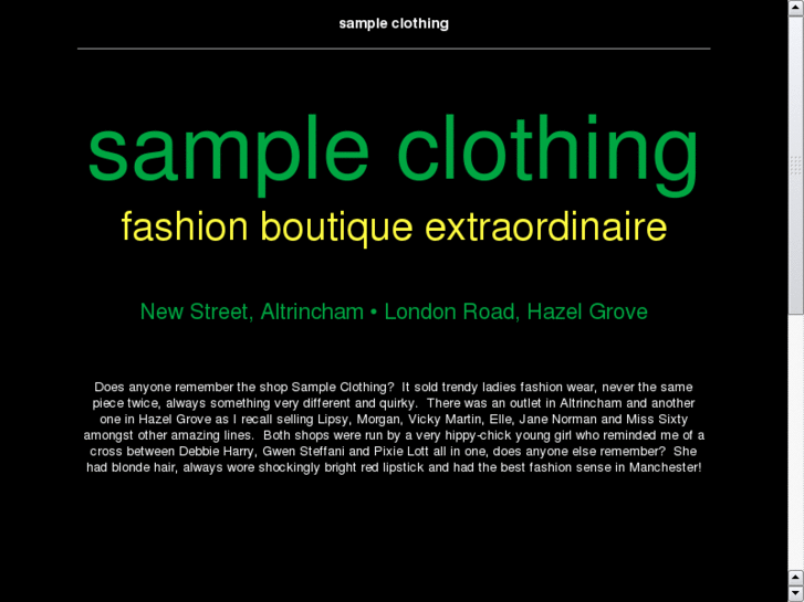 www.sampleclothing.co.uk