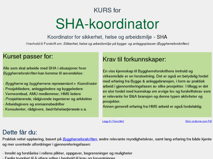 www.sha-koordinator.no