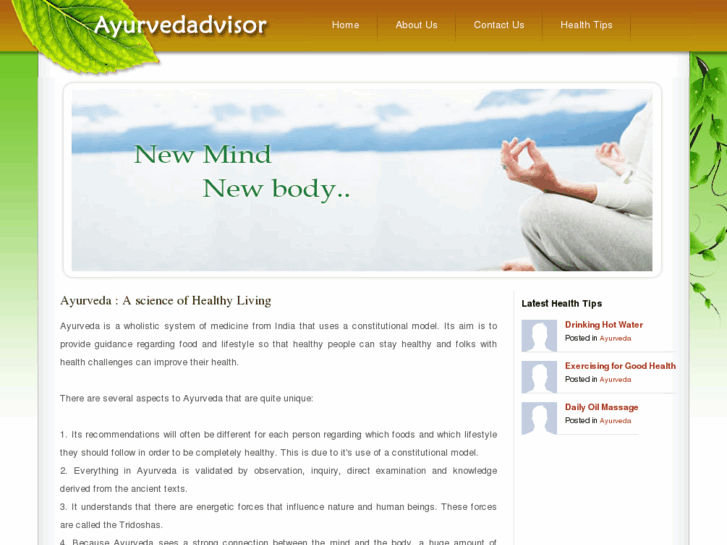 www.ayurvedadvisor.com