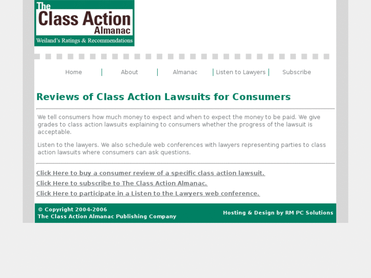 www.classactionalmanac.com