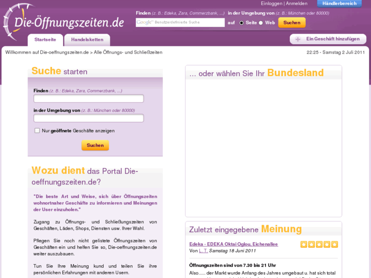 www.die-oeffnungszeiten.de