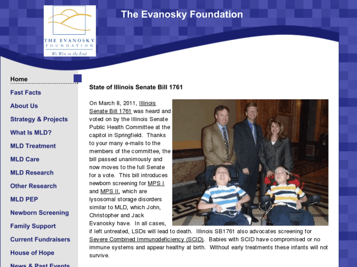 www.evanoskyfoundation.org