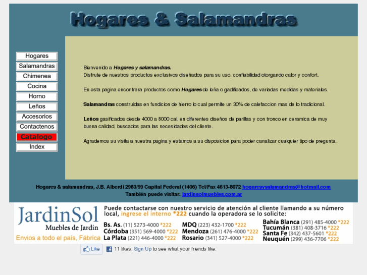 www.hogaresysalamandras.com.ar