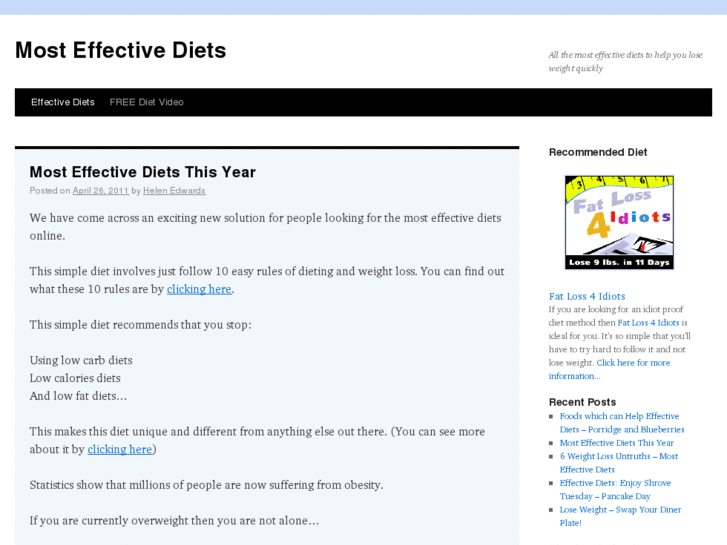 www.mosteffectivediets.net