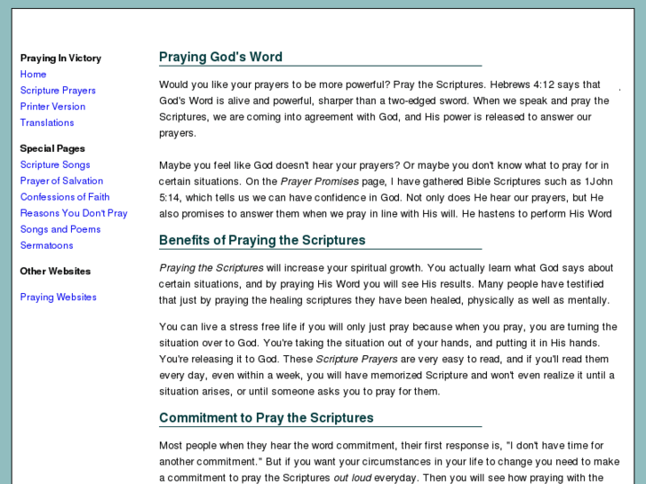 www.prayingscriptures.com