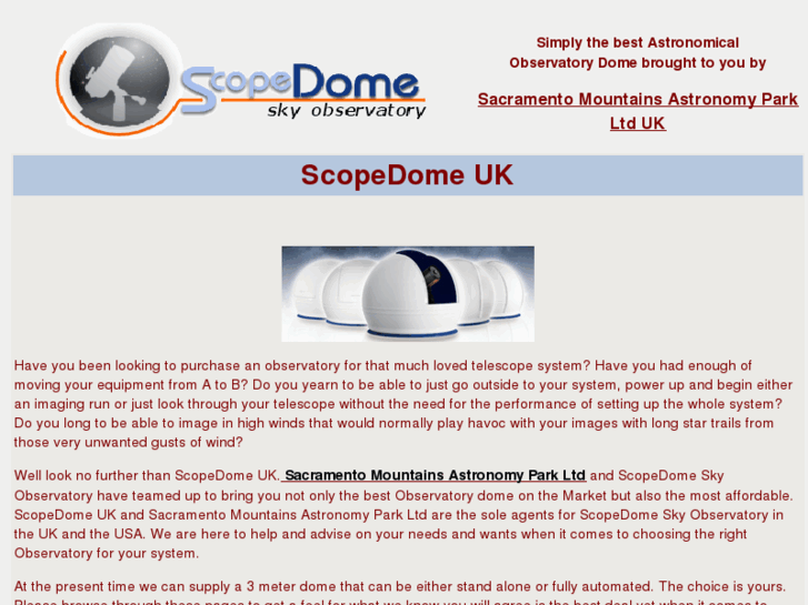 www.scopedome-uk.com